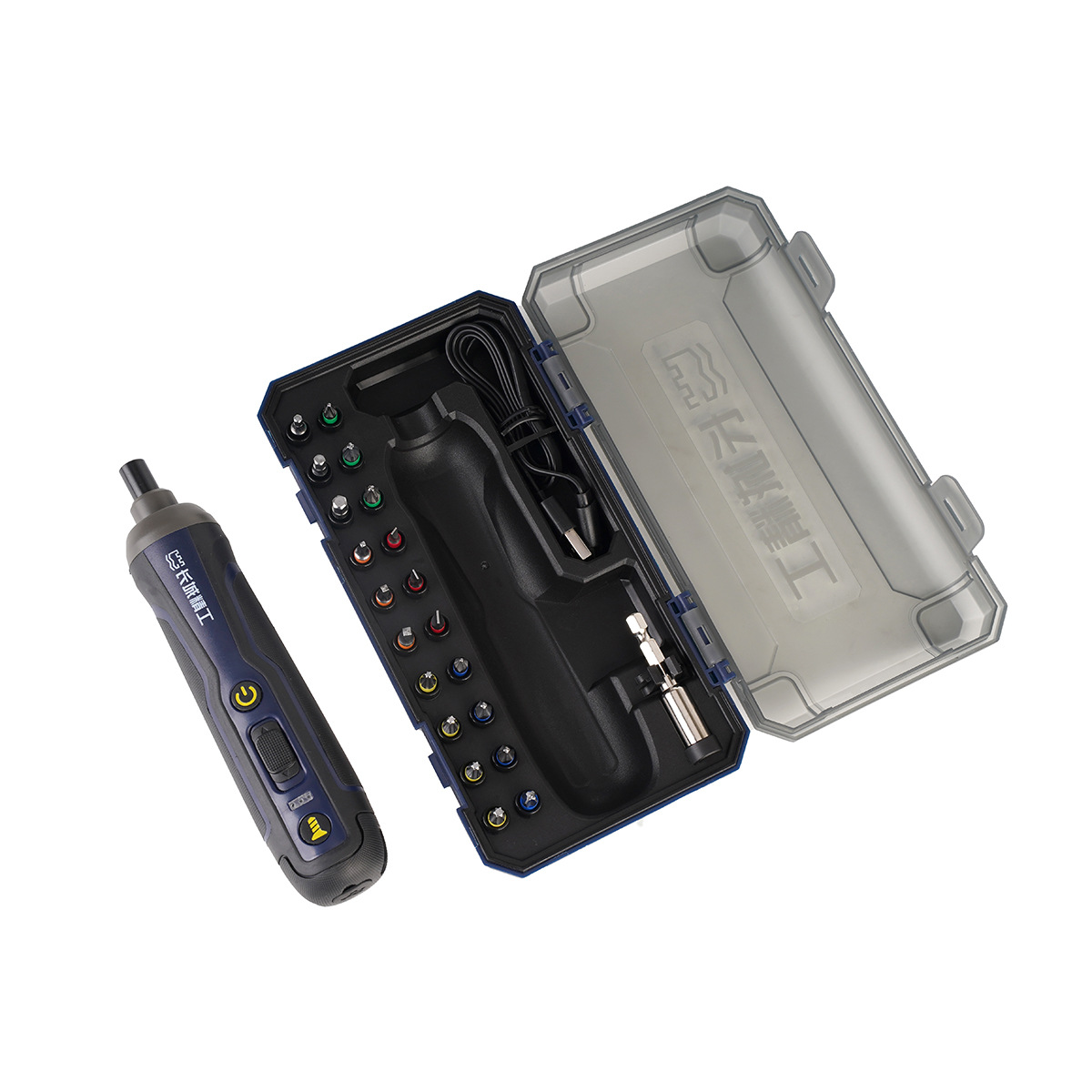 21PCS 鋰電直柄螺絲批組套