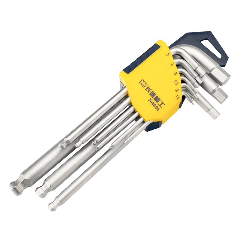 9pcs S2 圓柄球頭加長內(nèi)六角扳手組套