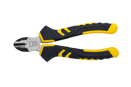 Great Wall Industrial-Grade German-Style Bi-Color Handle Diagonal Cutters Pliers，Labor-Saving