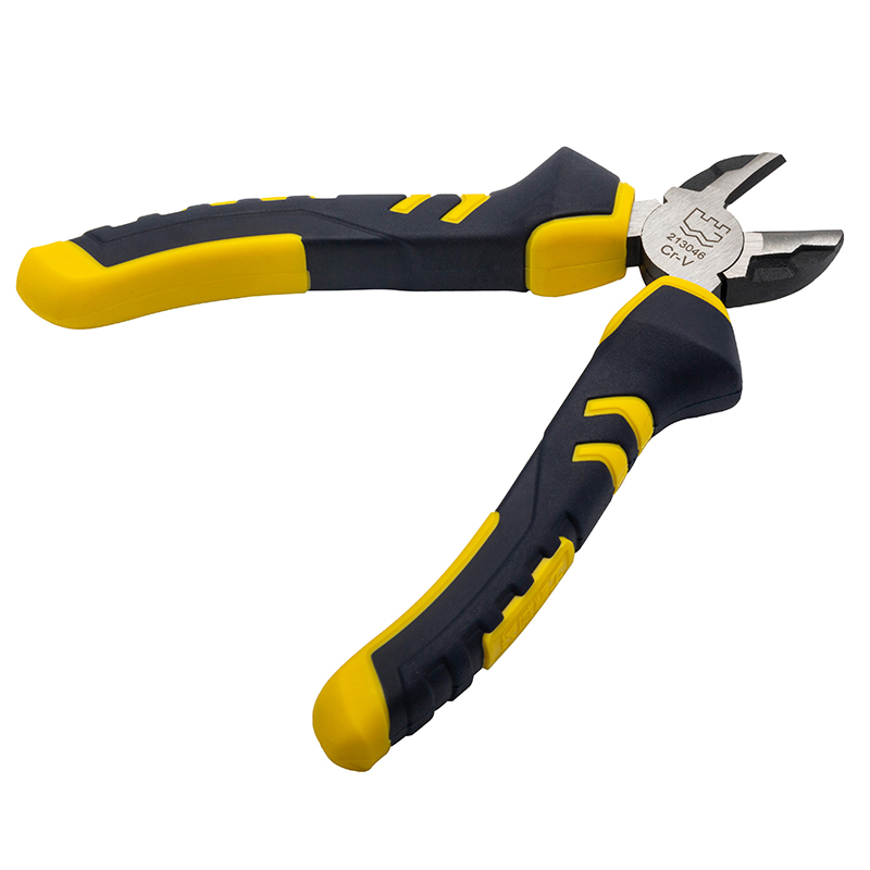 Great Wall Industrial-Grade German-Style Bi-Color Handle Diagonal Cutters Pliers，Labor-Saving
